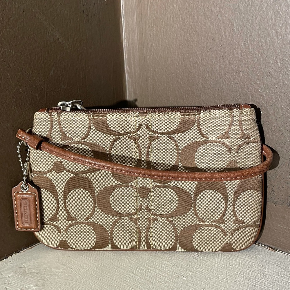Coach small wristlet